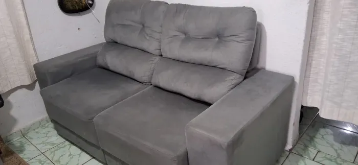 Sofá retrátil 2 lugares