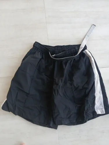 Short Barra Crew Preto