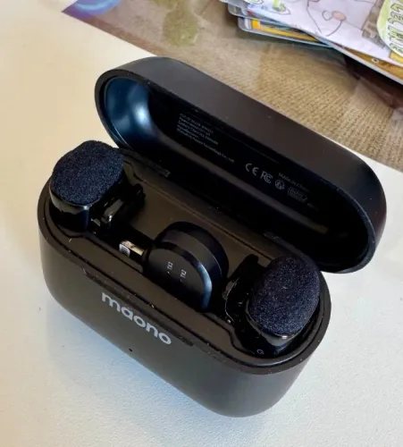 Microfone Lapela Maono Wave T1 Mini Preto - Lightning