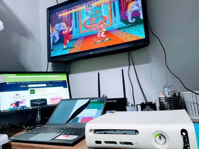 Xbox 360 fat completo