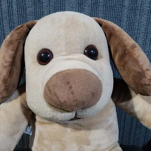 cachorro de pelúcia antialérgico