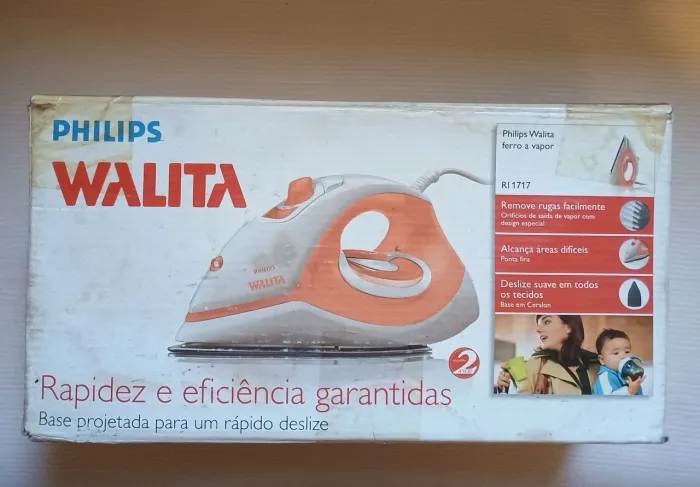 Ferro a vapor Philips Walita. Botão de ajuste. Entrega em mãos em SP. Um terço do valor!