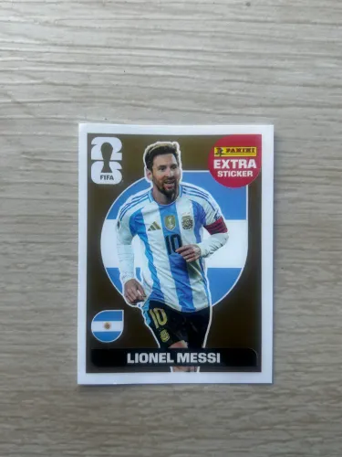 FIGURINHA LEGEND MESSI OURO