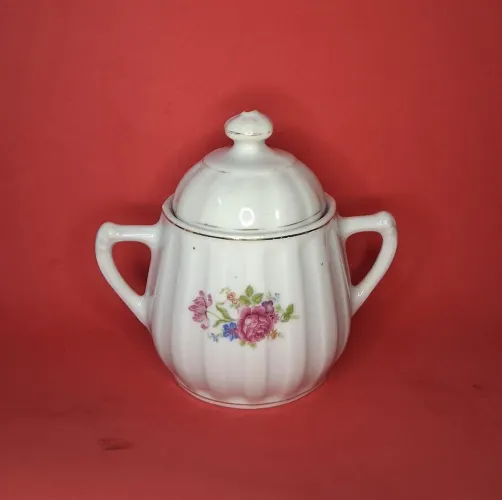 Açucareiro de porcelana portuguesa anos 50