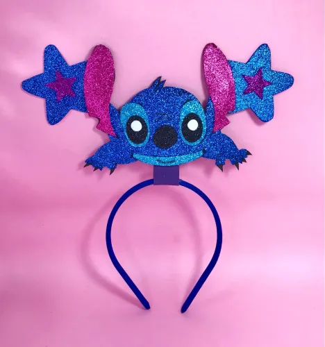Tiara Stitch fantasia carnaval