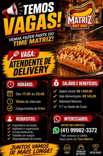 3 VAGAS DE EMPREGO COZINHA - JD BOTANICO