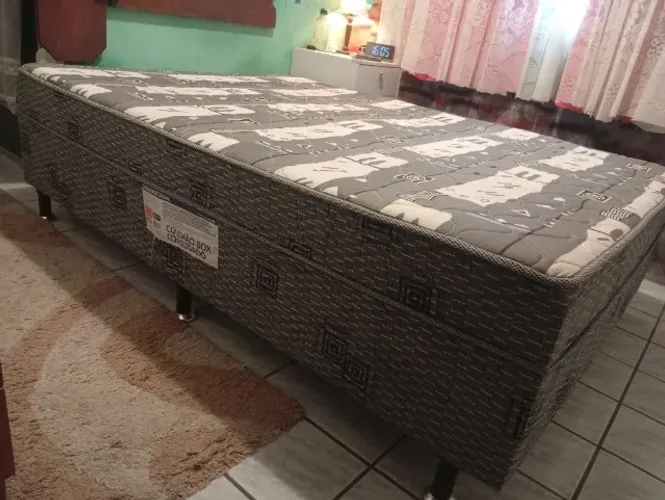Cama Box Casal, estilo Conjugada