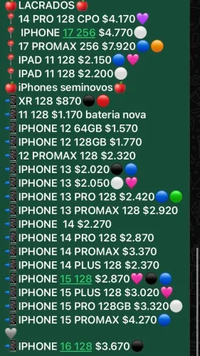 Telefone atacado