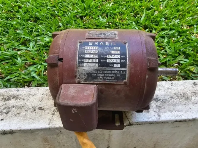Motor Trifásico 220/380V 1/3 HP 1725 RPM