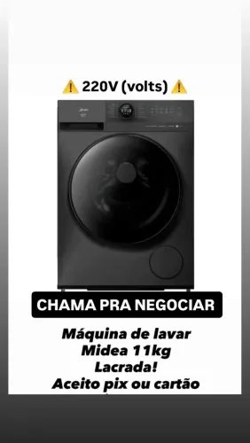 maquina 11kg 220 VOLTS - nunca usada c/nf fiscal, aceito pix, cartao, dinheiro