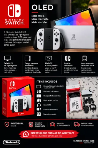 Nintendo Switch a venda, estado de zero
