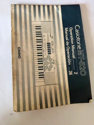 Casio MT-520 Casiotone Teclado Eletrônico Manual do Proprietário