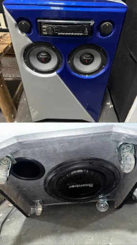 Som automotivo interno completo Caixa bob