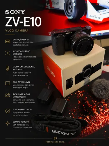 Sony ZEV10 2 baterias