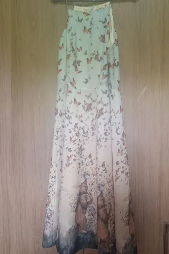 Vestido midi Antix borboletas