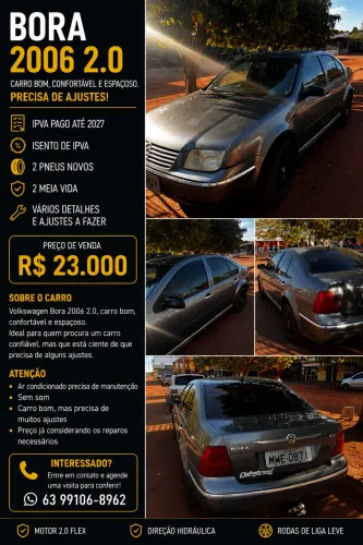 Volkswagen Bora 2.0/ 2.0 Flex 8V Mec. 2006