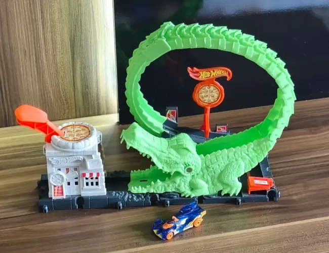 Pista Hot Wheels Ataque do Crocodilo 
