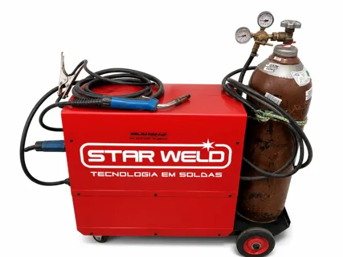 Máquina de Solda MIG Star Weld MIG 250R 110V + Cilindro de CO? + Nota Fiscal