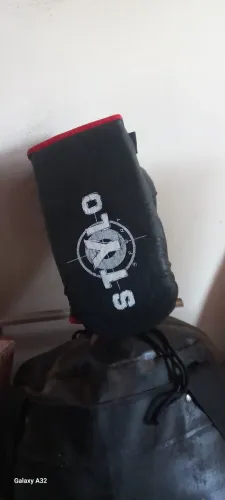 Saco e luvas para treino