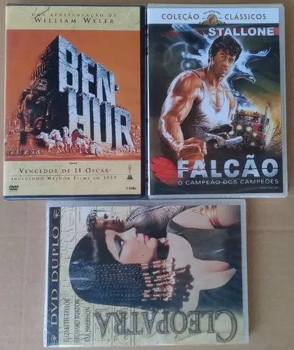 Ben-Hur/Cleópatra/Falcão-O Campeão dos Campeões(Pacote)