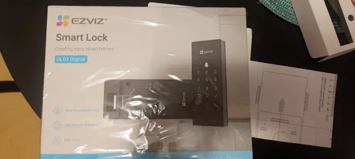 Fechadura eletrônica EZVIZ DL03 Smart Rim Lock