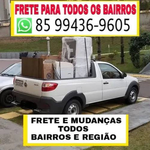 Frete mudança todos os bairros frete barato