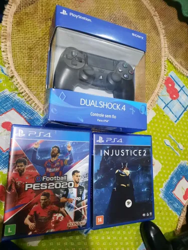 CONTROLE ORIGINAL E JOGOS