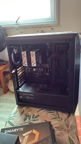 Setup PC Gamer Completo | Ryzen 5 5600X + RX 6600 + 16GB + Monitor 27" 165Hz