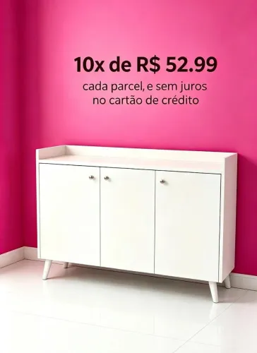 Aparador 3 portas em mdf