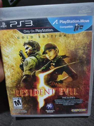 Jogo Original PS3 - RESIDENT EVIL 5 GOLD EDITION