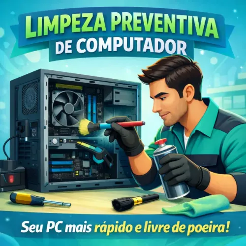 Limpeza Preventiva e Formatação de Computador (Residencial)