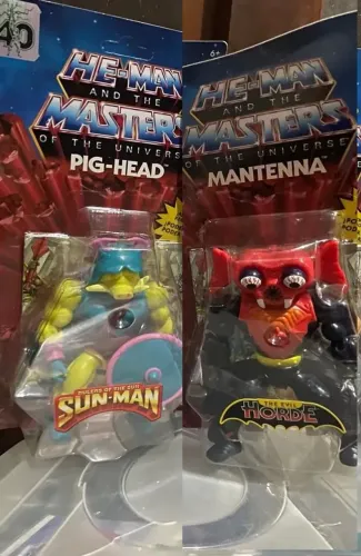 Lote MOTU 2 peças: Mantena + Pig Head