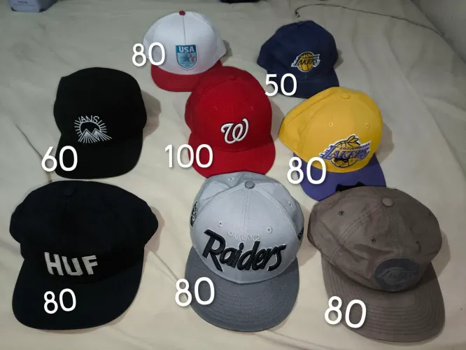 Bonés valores individuais