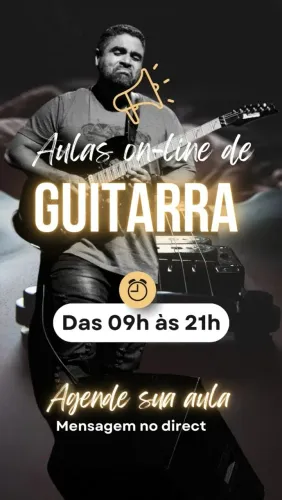 Aulas de Guitarra Online | Básico ao Avançado | Professor com +20 Anos de Experiência