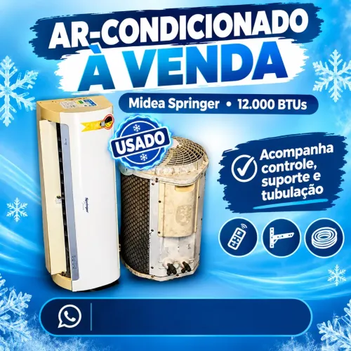 Vendo ar condicionado midea 12mil btus