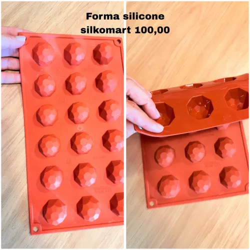 FORMA SILICONE CONFEITARIA SILIKOMART PROFISSIONAL 