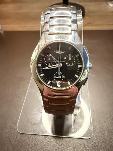 Longines Oposition Chronograph Original | Safira | Aço 