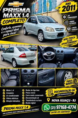 Chevrolet Prisma Sed. Maxx/ LT 1.4 8V Econof. 4P 2011
