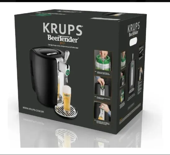 Chopeira Krups Heineken 5 litros (na caixa)
