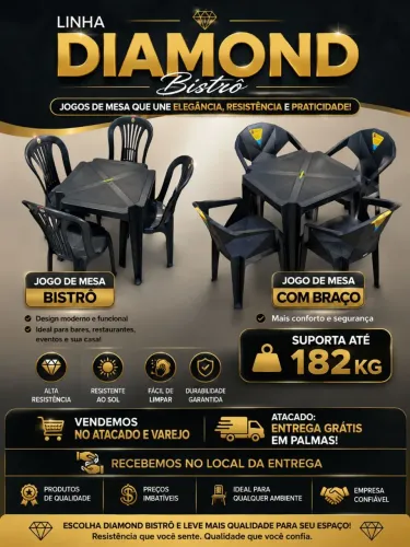 Jogo de mesa novo