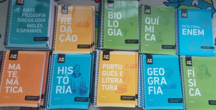 Coleção de livros AZ