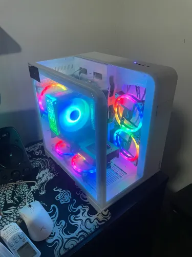 PC Gamer Branco/White Ryzen 7 5700x RTX 3060 12gb NVMe 512