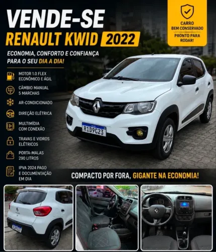 Renault Kwid Zen 1.0 Flex 12V 5P Mec. 2022