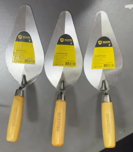 Colher De Aço Para Pedreiro 1.2mm Snauzer Profissional 8