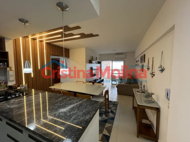 ILHA HOME & RESORT FRENTE MAR - 3 DORM 1 SUITE + 2 BANHEIROS - VARANDA GOURMET FRENTE MAR