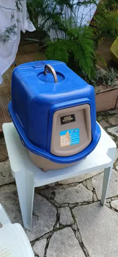 Caixa higiênica estilo (BANHEIRO) PET PLAST para pets 