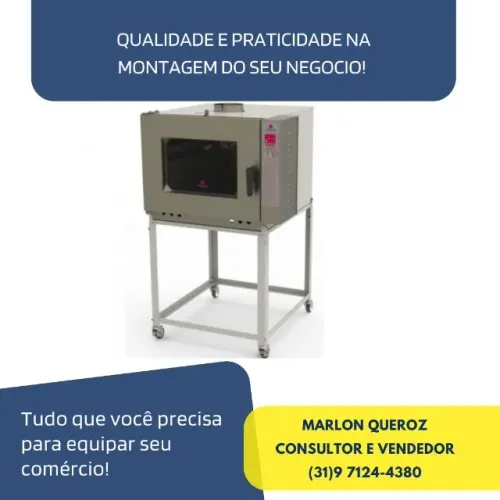 Forno Turbo 5 Esteiras Progas Novo