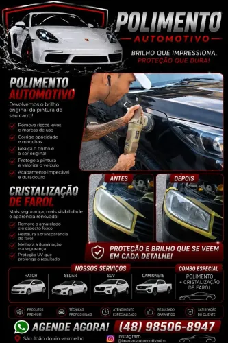 Lavação automotiva e estética