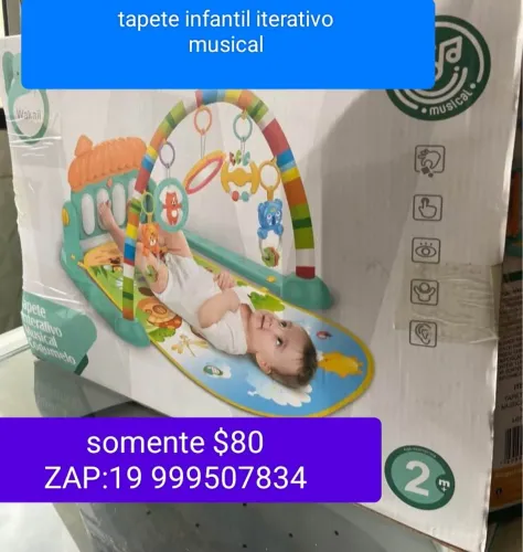 Tapete infantil iterativo musical