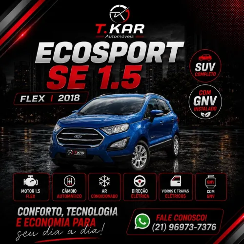 Ford Ecosport SE 1.5 12V Flex 5P Aut. 2018
